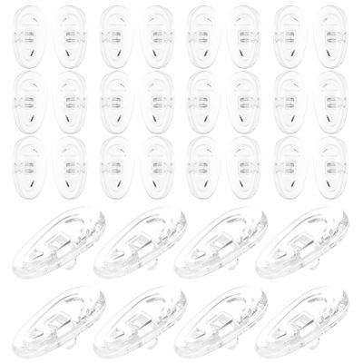COHEALI 20pairs Silicone Nose Pads for Eyeglasses Air Chamber Design - Replacement Parts for Comfortable Wear for All Glasses Types