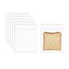 CinnanniC Clear Self Sealing Cellophane Bags 6x6'' 200Pcs Square Self Stick Cello Bags Adhesive OPP Poly Pouch Baggies for Bakery Soap Cookie Gift Prints Photos Cards 10 Sizes to Choose from view 1