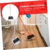 Stand Up Dustpan Stainless Steel Dustpan Heavy Duty Handled Dust Pan Metal Stand up Pans for Indoor Outdoor Fireplace Shovel view 2
