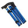 ZAPION Walking Stick Crutches Excellent Cane Elderly Person Crutch Recovering After Surgery Folding and Telescopic Ultra-Light Four-Knuckle Stick view 4