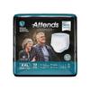 Attends Premier Disposable Underwear Pull On with Tear Away Seams 2X-Large, ALI-UW50, 10 Ct, White view 3