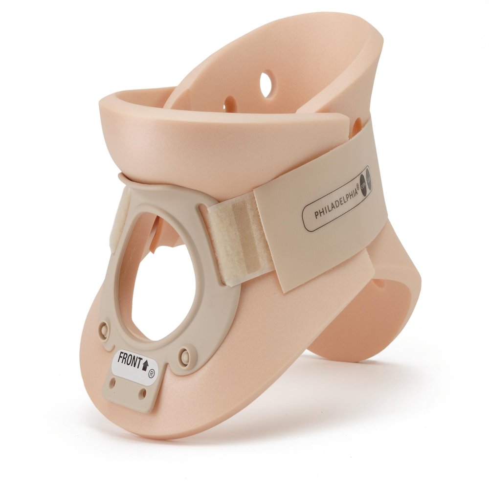AT Surgical 3 1/4 inch Philadelphia Rigid Cervical Collar with Neck Support Foam Lightweight Soft Brace for Men and Women (Large)