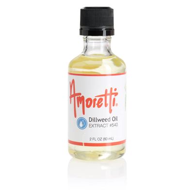 Amoretti - Dillweed Oil Extract Oil Soluble 2 oz - Highly Concentrated & Perfect For Pastry or Savory applications, Preservative Free, Vegan, Kosher Pareve, TTB Approved, Non-GMO