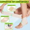 HiRui Ultrathin High-Elastic Ankle Wraps Ankle Brace for Men Women Kids, Adjustable Ankle Straps for Running, Football, Basketball, Sprains, Arthritis, Plantar Fasciitis (Beige, Large (Pack of 2)) view 3