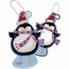 Jillson & Roberts Christmas to/from Gift Tags with Tie String & Holographic Accents, Penguin (24 Count) view 1