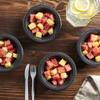 PLASTICPRO 400 PCS Black Plastic Bowls Light Weight 12 oz Plastic Soup Bowls Black Salad Plates Disposable for Party and Wedding view 3