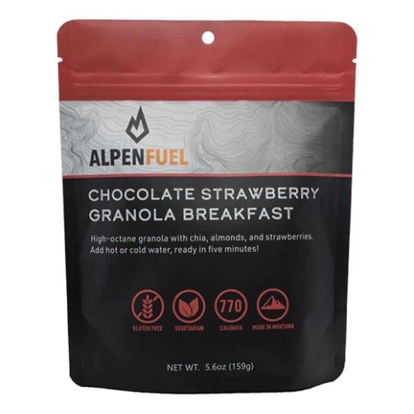 Alpen Fuel 375140 5.6 oz Chocolate Strawberry Breakfast Granola