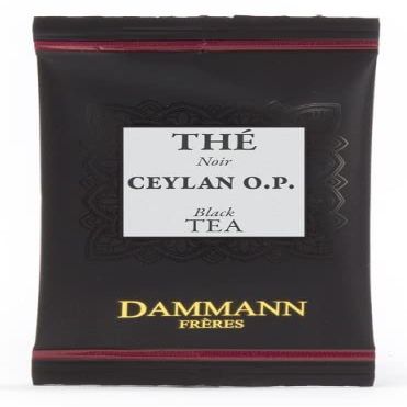 DAMMANN FRERES - Ceylon O.P. Tea - 120 wrapped crystal envelopped tea bags (bulk box)