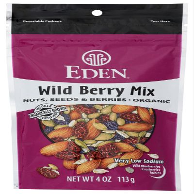 Eden Foods Organic Wild Berry Mix Snack, 4 Ounces (Pack Of 15)