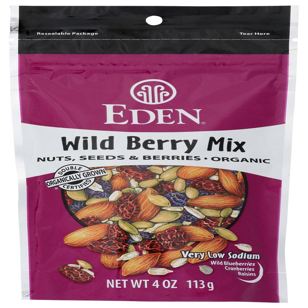 Eden Foods Organic Wild Berry Mix Snack, 4 Ounces (Pack Of 15)