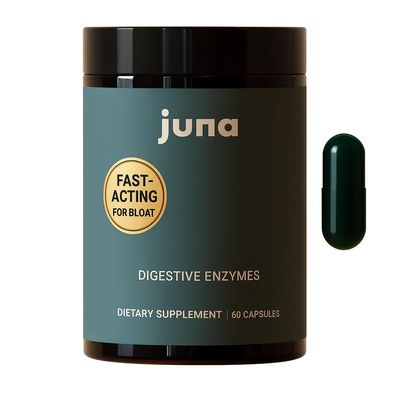 Juna Detox Digestive Enzymes & Probiotic - Fast-Acting Relief for Bloat, Gas, Indigestion & Discomfort - Promotes Healthy Digestion, Regularity & Gut Health