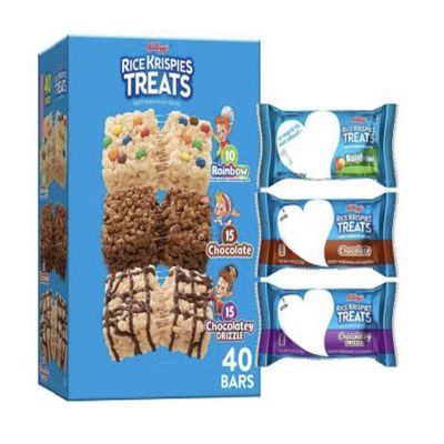 Kellogg's Rice Krispies Treats Squares Original With Gems 30.3oz