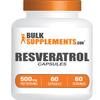 BulkSupplements.com Resveratrol Capsules - Resveratrol Supplement, Polygonum Cuspidatum, Resveratrol 500mg - Antioxidants Supplement, Resveratrol Pills - 1 Capsule per Serving, 60 Capsules view 1