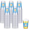 Dandat 200 Pcs 16 oz Oktoberfest Plastic Cups Bulk Disposable Clear Cups Beer Drinking for Oktoberfest Party Favors Home Supplies, Beverage, Beer, Juice, Wine