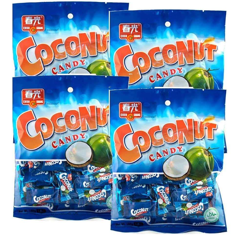 Coconut Candy 5.6oz/150g pack of 4