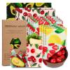 Reusable Beeswax Wrap, 11 Pack Eco-Friendly Beeswax Wraps For Food, Organic, Sustainable, Biodegradable, Zero Waste, Plastic-Free Food Storage, 1L Avocado, 2M Cherry, 4S Strawberry, 4XS Lemon Patterns view 1