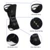 1 Pair Knee Booster Brace with Rebound Springs, Power Lift Patella Support Wrap, Joint Stabilizer Pad, Knee Protection Booster for Weak Legs, Pain Relief view 4