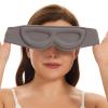 ALASKA BEAR Sleep Mask for Side Sleepers Patented Design, Cup-Shaped and Extra-Soft, 100 Blackout Eye Mask Shades Cover for Men and Women Home or Travel, Machine Washable, Dark Grey view 2