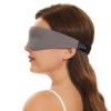 ALASKA BEAR Sleep Mask for Side Sleepers Patented Design, Cup-Shaped and Extra-Soft, 100 Blackout Eye Mask Shades Cover for Men and Women Home or Travel, Machine Washable, Dark Grey view 3