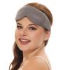 ALASKA BEAR Sleep Mask for Side Sleepers Patented Design, Cup-Shaped and Extra-Soft, 100 Blackout Eye Mask Shades Cover for Men and Women Home or Travel, Machine Washable, Dark Grey view 4