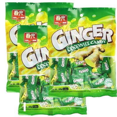 Ginger Coconut Candy 5.6oz/150g pack of 3