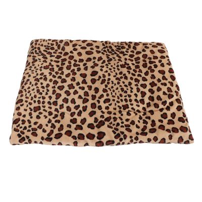 Dog Heating Pad, 3 Heating Pad Temperature Control 9W 5V 2A USB Charging 14.6x18.5 Inch for Furry Friends (Leopard Print