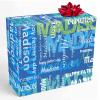 InterestPrint Personalized Name Best Dad Ever Wrapping Paper Custom Blue #1 Dad Dad Wrap Paper Customized Father's Day Gift Wrapping Paper for Men 58x23 1 Roll view 1