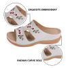 Orthopedic Sandals Women's Arch Support Sandals Orthopedic Walking Sandals for Comfortable Soft Summer Beach Shoes Orthopedic Sandals (Color : Almond, Size : 6.5-7 US) view 4