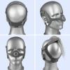2 Packs Wisp CPAP Mask Headgear with Frame and Clips Compatible with Respironics Wisp Nasal CPAP/BiPAP Mask Size Standard  Gray view 2
