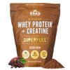 B.rad Superfuel - Grass Fed Whey Protein Isolate Boosted with Creatine | Farm-Fresh, Easy-to-Digest, Clean Ingredients | 2 Pounds | 100% USA Sourced | Cocoa Bean (Chocolate) view 1