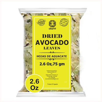 2.6oz Dried Avocado Leaves, Aromatic Tea, 100% Natural Avocado Leaves, Hojas De Aguacate Secas, Leaf Tea, Caffeine-Free, Non-GMO. by Akshit