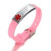AMRECH Medical Alert Bracelets Lymphedema No Needles or BP This Arm for Men Women Silicone Adjustable Medical ID Wristband to Carry Your Emergency Medical Information, Includes an Medical Card view 1