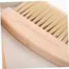 2 Sets Mini Broom Dustpan,Whisk Broom and Dustpan Set Wood Keyboard Brush for Cat Litter, Kitchen,Table,Cars(White Shovel Nylon) view 3