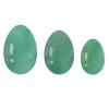 Green Aventurine Yoni Egg Kege Ball Natural Jade Eggs Women Kegel Exerciser Drilled and Undrilled Feminine Hygiene Balls,Undrill Egg No Box view 1