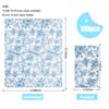 100 Pack Blue Floral Guest Hand Towels Disposable for Bathroom, Blue Floral Paper Napkins Decorative Spring Flowers Napkins for Bathroom Toilet Powder Room Holiday Wedding Bridal Shower view 2