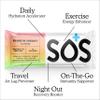 SOS Hydration Electrolyte Powder Sticks | Low Sugar Rapid Hydration | Keto Friendly (8 Servings, Rainbow Sherbet) view 3