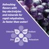 POWERLYTE Sport Hydration Electrolyte Solution Drink for Rehydration | Grape | 16 Fl Oz | 12-Pack view 4