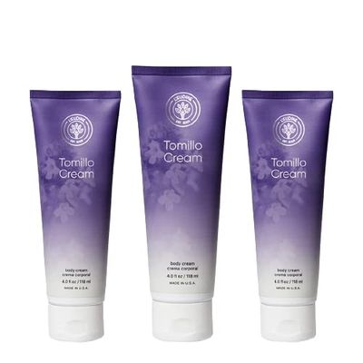 LEUDINE Thyme Body Cream Tomillo Massage Cream  Soothing Respiratory Tract & Airways  Breath-Easing Emollient for Kids & Adults - Relieves Congestion & Supports Sinus Health - Pack of 3-12 fl oz