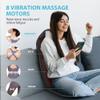 Back Massager Chair Pad, Back Massager with Heat, 5 Vibration Modes & 2 Heat Levels Massage Seat Cushion, Electric Massage Pad for Back Pain Relief, Christmas Gifts for Dad, Men, Mom, Women view 2