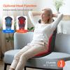 Back Massager Chair Pad, Back Massager with Heat, 5 Vibration Modes & 2 Heat Levels Massage Seat Cushion, Electric Massage Pad for Back Pain Relief, Christmas Gifts for Dad, Men, Mom, Women view 3