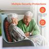 Back Massager Chair Pad, Back Massager with Heat, 5 Vibration Modes & 2 Heat Levels Massage Seat Cushion, Electric Massage Pad for Back Pain Relief, Christmas Gifts for Dad, Men, Mom, Women view 4