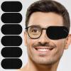 12pcs Glasses Eye Patch, Large Size Eye Patches Reusable Non-Woven Eye Patches for Adults Kids Lazy Eye Amblyopia Strabismus (Black) view 1