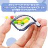 56 Pcs AM PM Pill Pouches Bags Travel Pill Bags Zippered Medicine Organizer Day and Night Pill Bag Reusable Plastic Pill Baggies with Slide Lock Monthly Pill Organizer 2 Times a Day (Clear, Blue) view 4