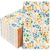 AnyDesign 100Pcs Colorful Leaves Guest Napkins Watercolor Leaf Branches Disposable Paper Napkins Dinner Hand Napkin for Home Kitchen Bathroom Holiday Party Supplies, 3 Ply, 13 x 15.7 Inch view 1