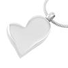 Cremation Jewelry"Forever in Heart Dad" Memorial Stainless Steel Urn Cremation Jewelry for Father's Ashes Pendant,Pendant Chain Box view 2