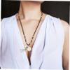 1Pc Essential Oil Necklace with Braided Rope Aromatherapy Pendant Diffuser Bottle for Women Fashionable Mini Scent Container for Odor Removal and Dress Decor view 2