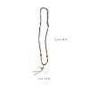 1Pc Essential Oil Necklace with Braided Rope Aromatherapy Pendant Diffuser Bottle for Women Fashionable Mini Scent Container for Odor Removal and Dress Decor view 4