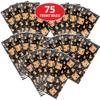 Beistle 75 Piece Trick Or Treat Cellophane Bags With Twist Ties - Festive Happy Halloween Treat Holders For Candy, Cookies, And Small Favors, Celebrating With You Since 1900 view 4