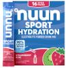Nuun Sport Electrolyte Powder Packets with Magnesium, Calcium, Potassium, Chloride, and Sodium, Hydration Packets for On-the-Go, Strawberry Kiwi Flavor, Gluten Free & Vegan, 16 Single Servings view 1