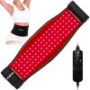 Red Light Therapy Belt for Body Infrared Light Therapy Devices Near Infrared Wrap Pad Timer Remote Control for Back Waist Muscle view 1